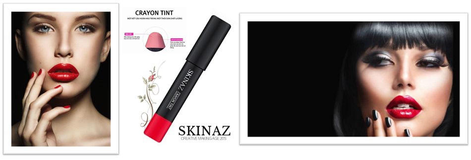 Son môi cao cấp Crayon Tint Skinaz (2)